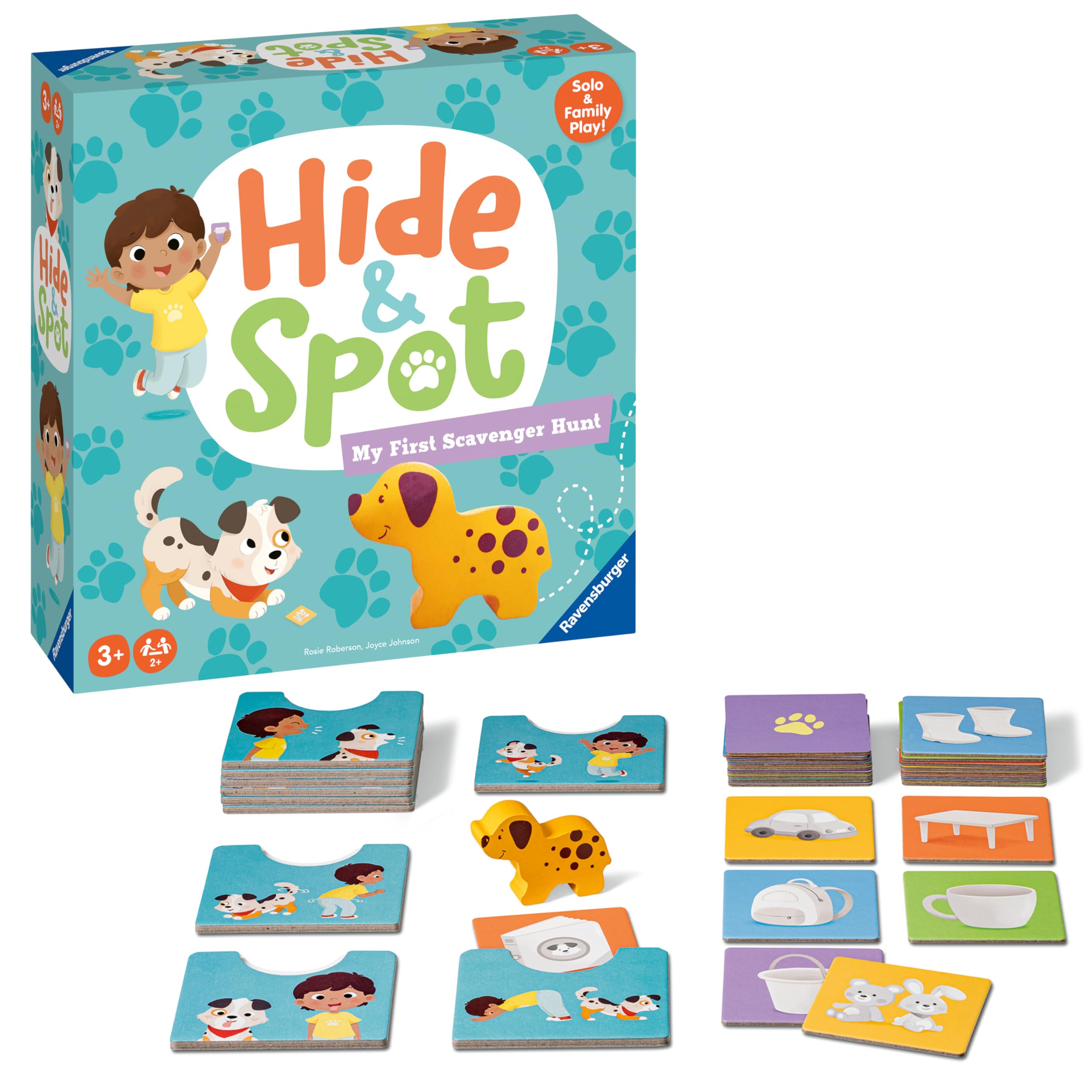 Ravensburger Hide & Spot Preschool Game - Family Scavenger Hunt Activity for Children Ages 3 and Up