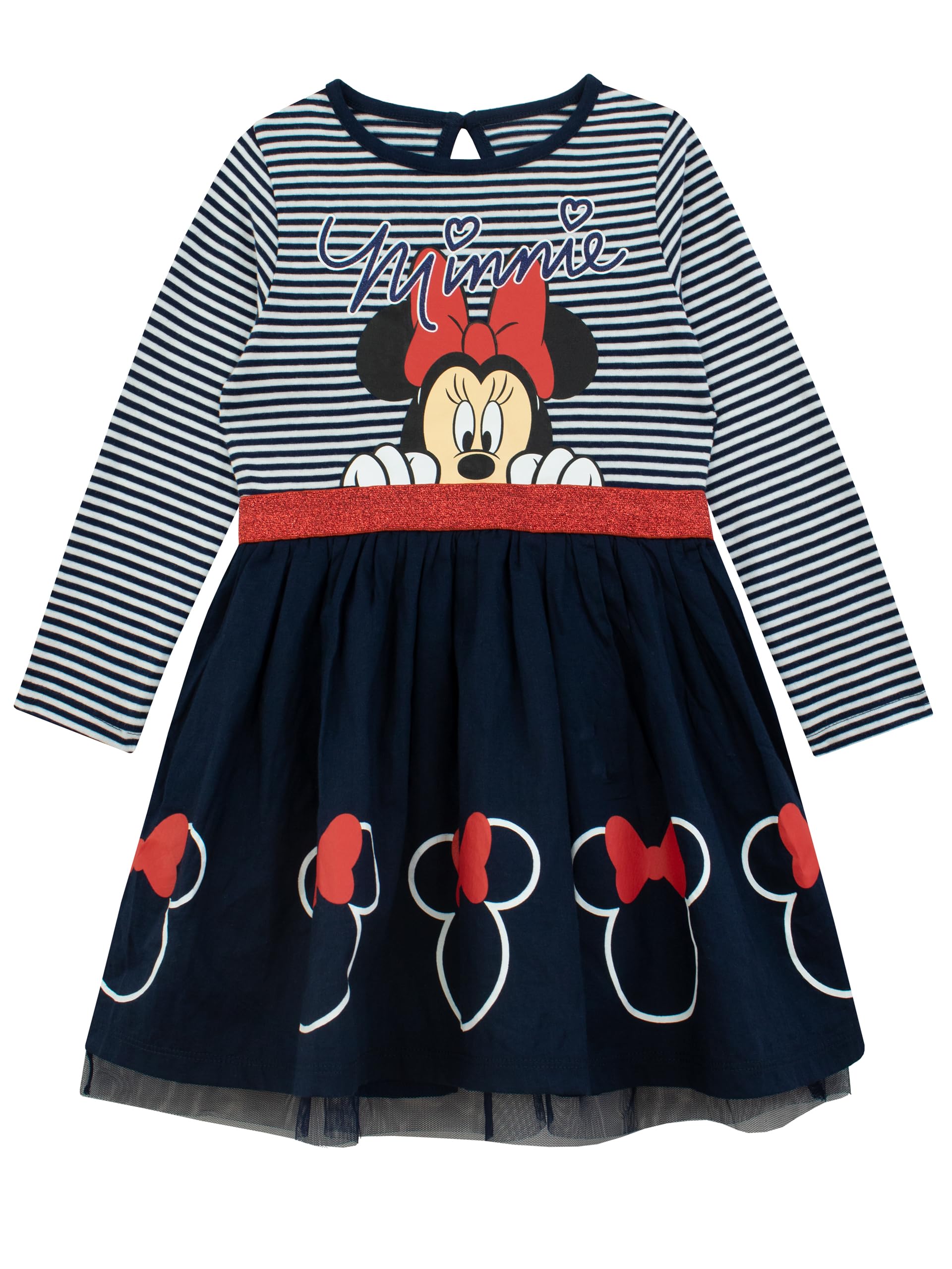 Disney Minnie Mouse Dress | Minnie Mouse Dress for Girls | Girls' Dresses | Multicolour 5-6 Years Multicoloured