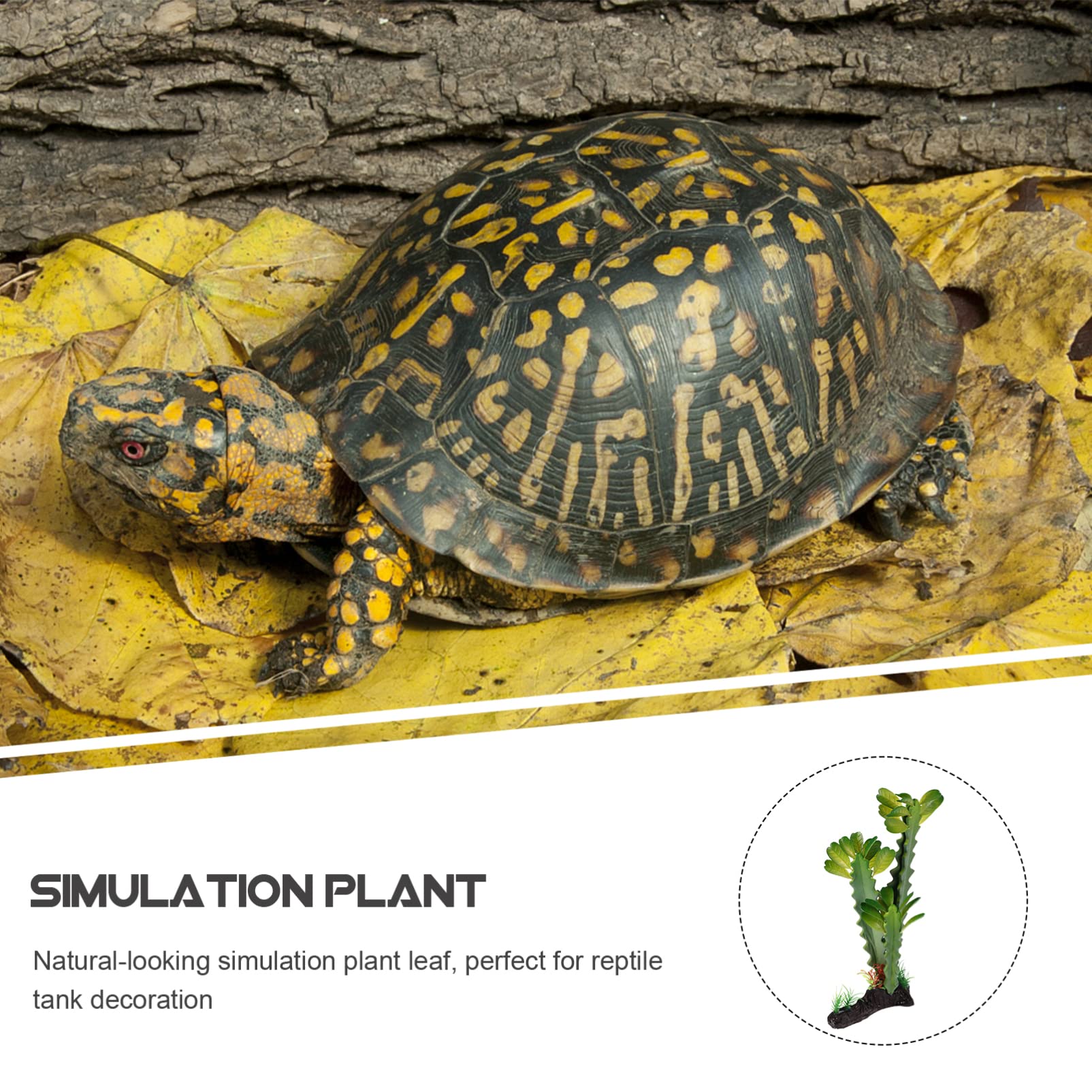 Decorazioni Acquario E Terrario - Piante Finte E Rami In Resina Per Rettili E Tartarughe - Foto 4