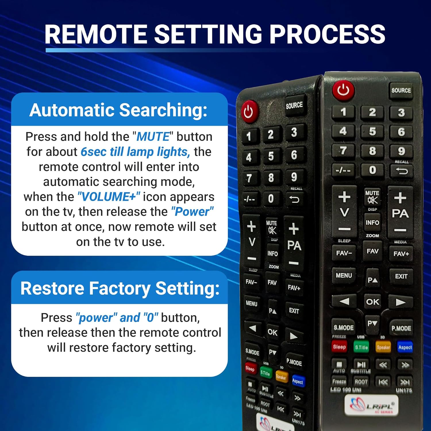 New Year Sale Lripl Compatible Remote Control For All Non Branded/Local/Ch... 2 New Year Sale Lripl Compatible Remote Control For All Non Branded/Local/Ch...