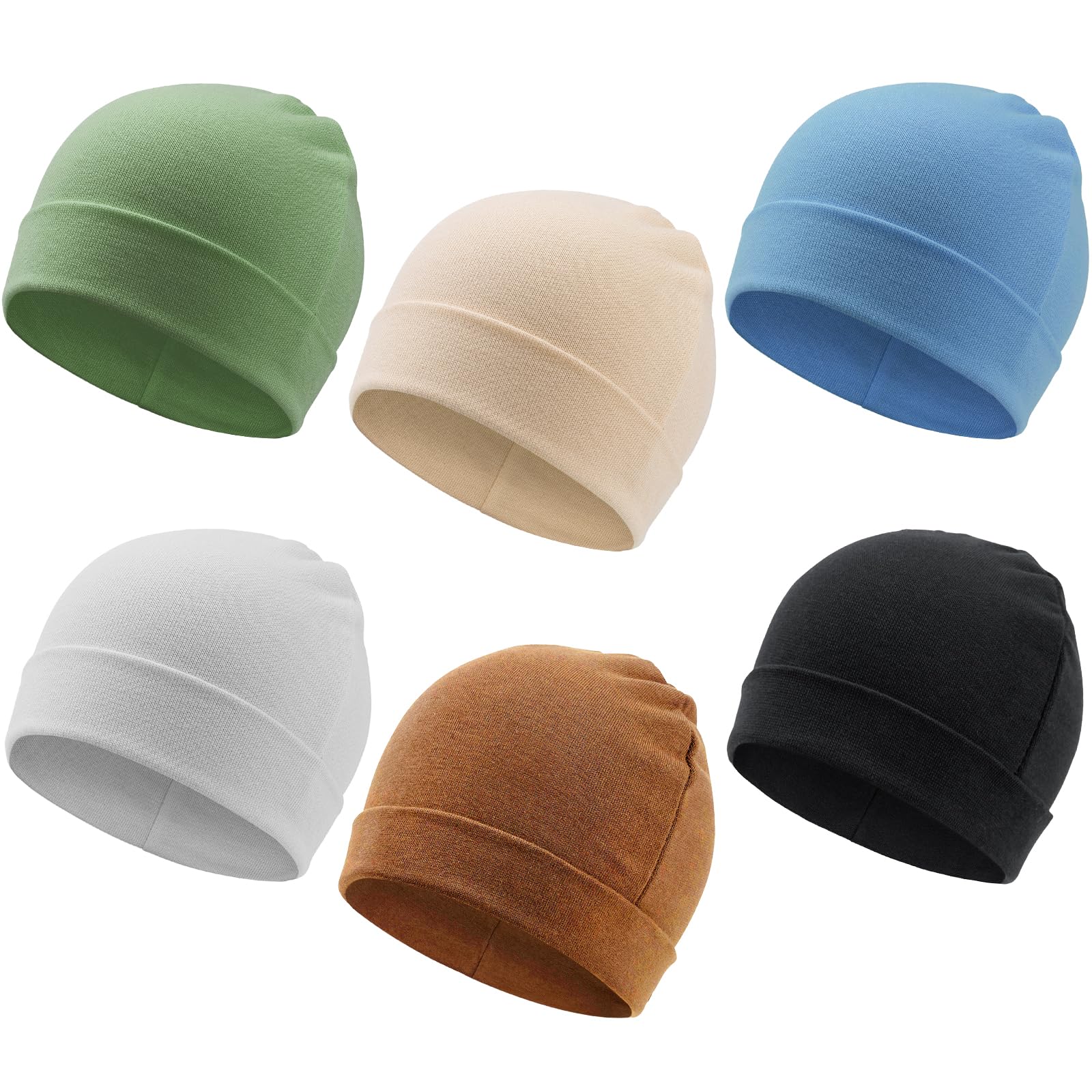 DRESHOW Baby Newborn Beanie Hats for Unisex Toddler Soft Cute Knit Cap Warm Hospital Hat for 0-6 Months Baby Boys and Girls