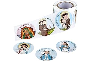 Easter He is Risen Mini Saints Sticker Assortment - 100 Count