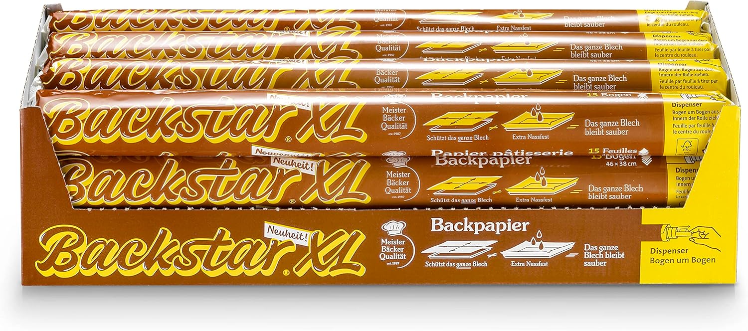 XL Sheets, 12 Rolls with 15 Sheets at 46 cm x 38 cm