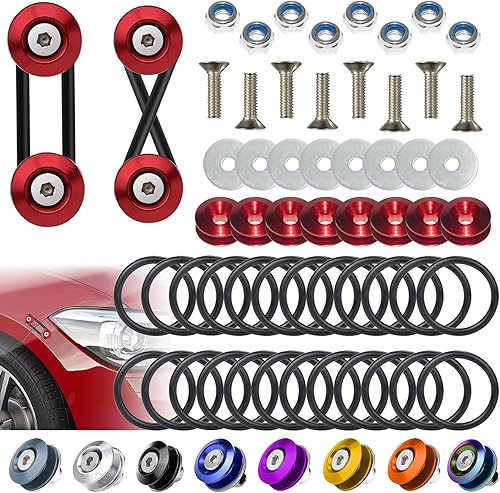 Miniatura 24 de Clips de parachoques universales, kit de liberación rápida para parachoques delantero y trasero, soportes de parachoques para automóviles (4