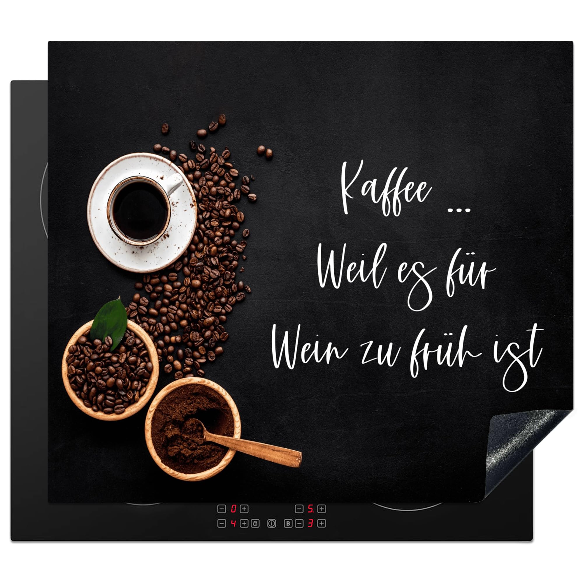 KitchenYeah© Herdabdeckplatte Einteilig Küche Herdabdeckung Induktionsfeld