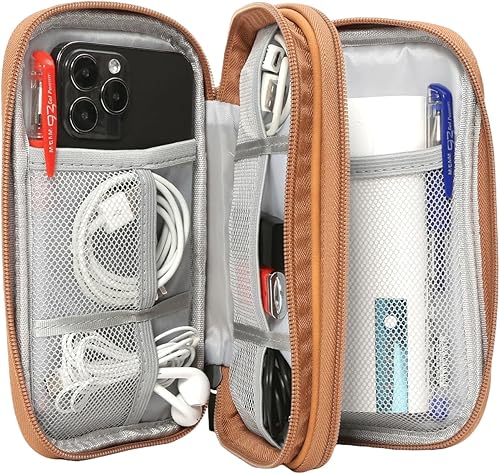 Miniatura 3 de Organizador de cables de viaje, bolsa organizadora de accesorios electrónicos resistente al agua, bolsa organizadora de accesorios para cable,