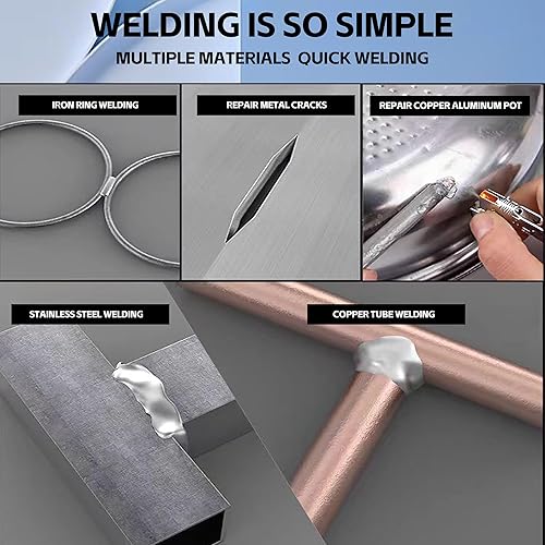 Miniatura 3 de 15 varillas de soldadura universales de baja temperatura, un alambre de soldadura de metal imprescindible para familias, se puede operar con solo un