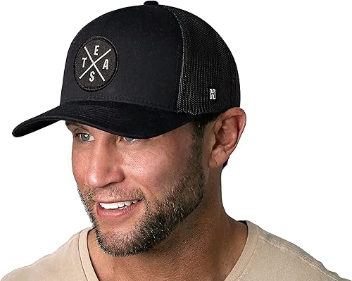 Miniatura 3 de HAKA State City - Gorra de camionero para hombres y mujeres, gorra de béisbol ajustable, malla a presión, resistente al aire libre, color negro