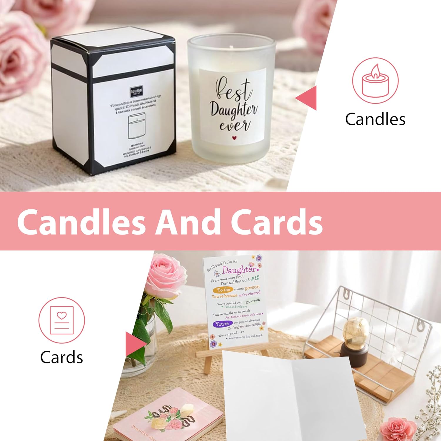 Gifts for Women Basket Set of 10, Perfect for Valentines, Mothers Day, Birthday Gifts for Mom, Wife, Daughter, Sister | Thoughtful Present for Her, Elegant Box