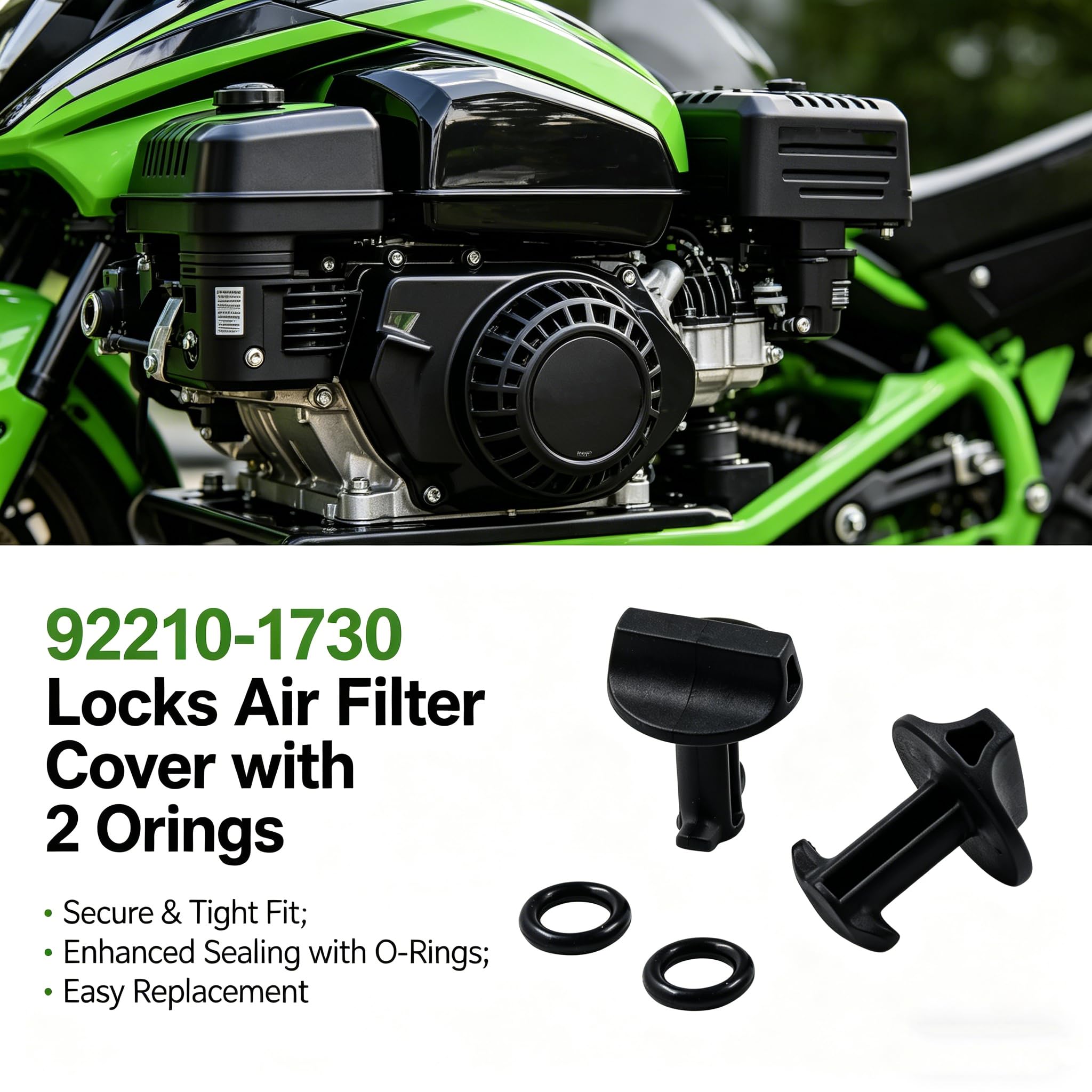 Amazon.com: Meckparts 92210-1730 Locks Air Filter Cover with 2