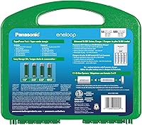 Vista 2 de Cargador de batería Panasonic Advanced celda Individual con Eneloop ciclo de 2100 pilas recargables AA Paquete Super Power