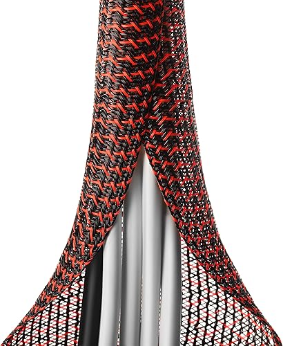 Miniatura 12 de ZhiYo Funda para Cables de 6.6 pies - 1.2 pulgadas, Protector Envolvente de Cables Tubo para Mascotas, Envoltura de Cables de PC, Funda de Gestión