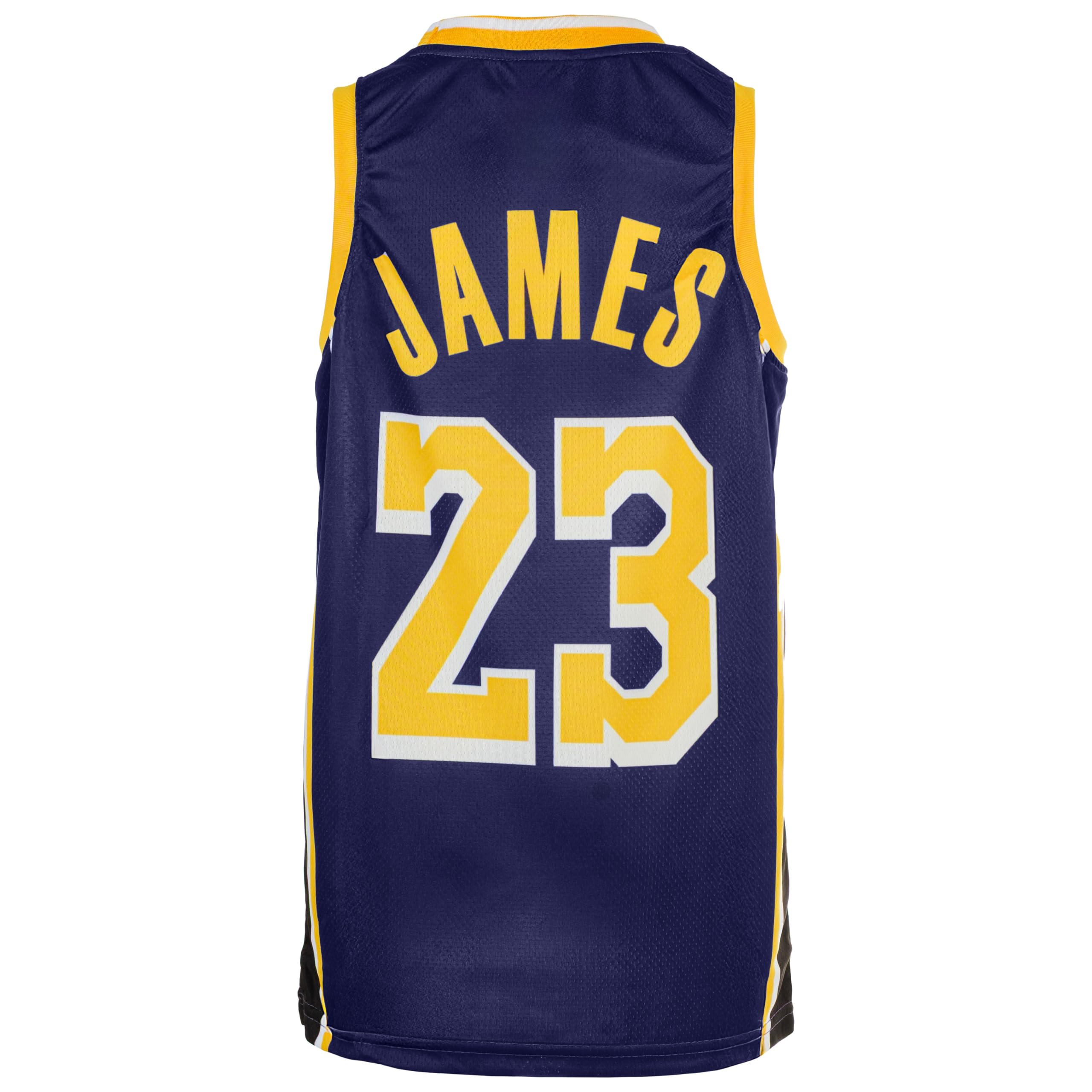 Lakers Lebron James #23 Basketball Trikot Bausatz mit Shorts, Lila, 140