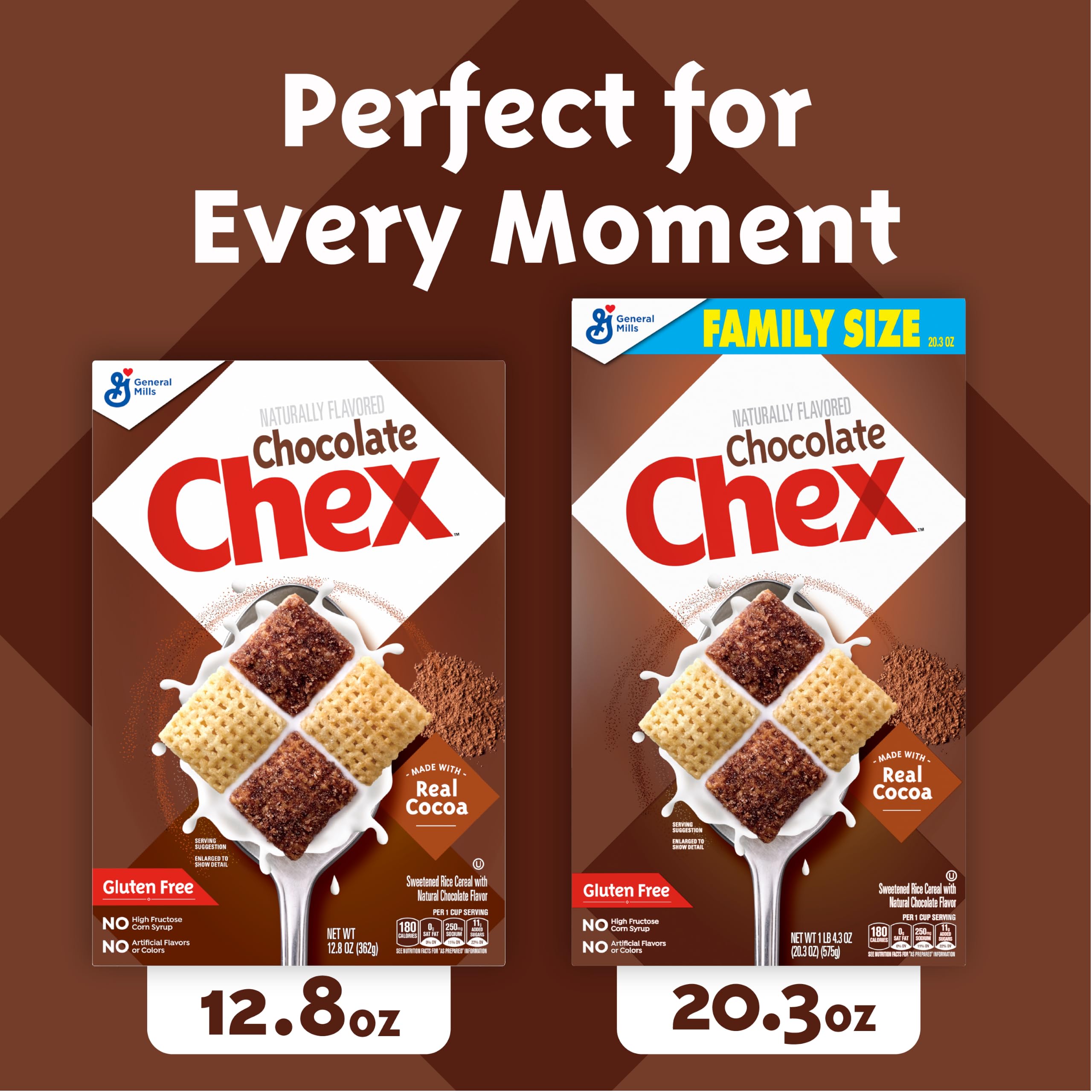 General Mills Chocolate Chex Cereal 362g (1 Box) …