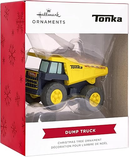 Miniatura 3 de Hallmark Hasbro Tonka - Adorno navideño para camión volquete (0003HCM0178)