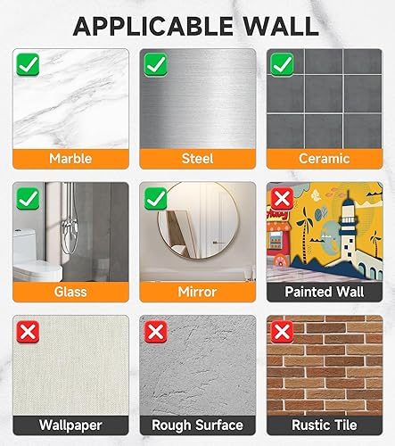 Miniatura 7 de Shower Soap Dispenser Wall Mounted 3 Chamber Realunisence Shampoo and Conditioner Body Wish Dispenser for Bathroom Wall 3300ml102oz Refillable