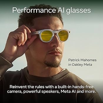 Amazon.com: Oakley Meta HSTN, Black | Smart AI Glasses for Men