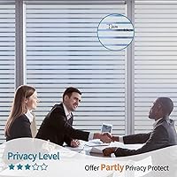 Vista 3 de Láminas para ventanas de mosaico de cristal, de Niviy, no necesitan pegamento, para mayor privacidad, estilo7