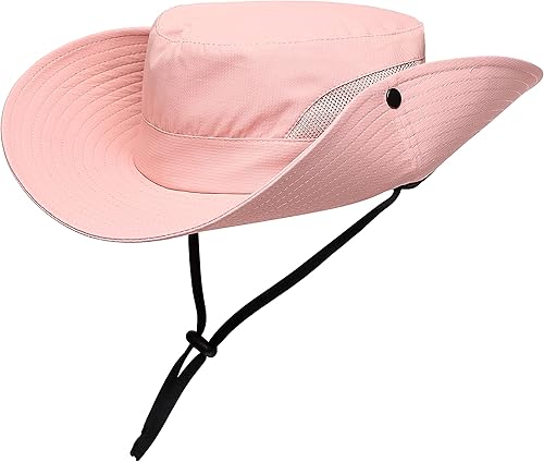 Miniatura 5 de Sombrero de sol para mujer de verano, sombrero de playa de ala ancha, protección UV al aire libre, plegable, malla fresca, diseño para cola de Rosa
