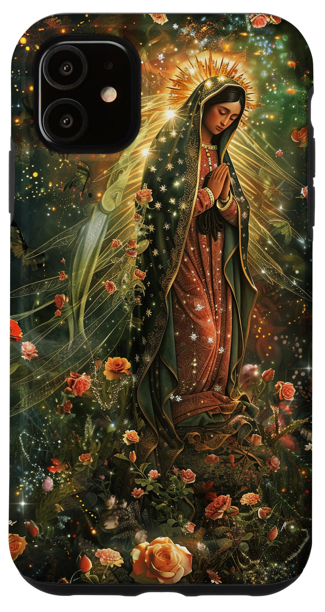 Christian Spiritual Christianiy iPhone 11 Religious Virgin Mary Guadalupe Catholic Faith Case