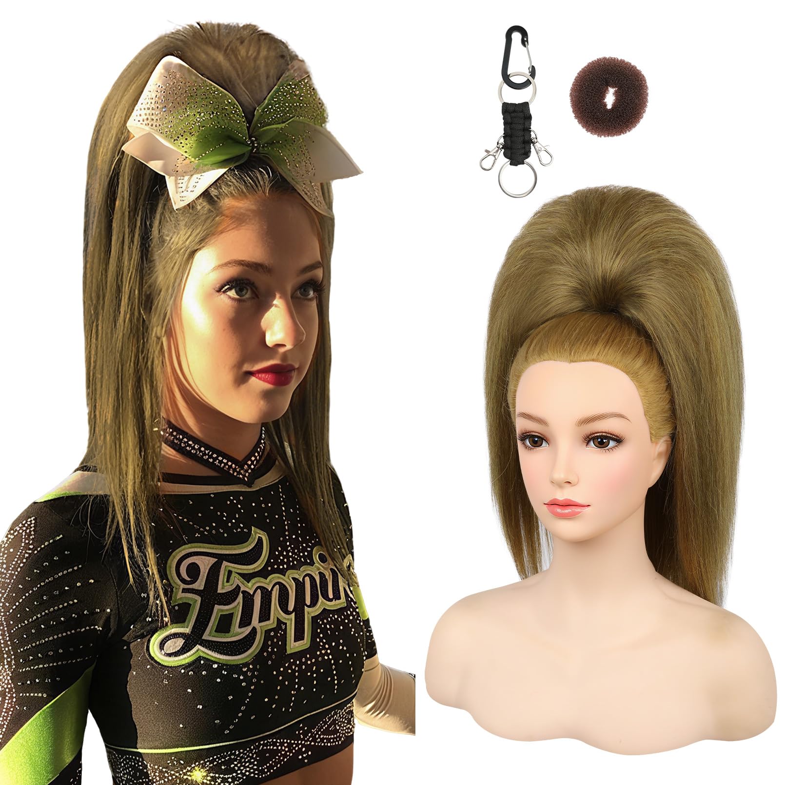 SEIKEA Cheer Ponytail Hair Piece, 14\