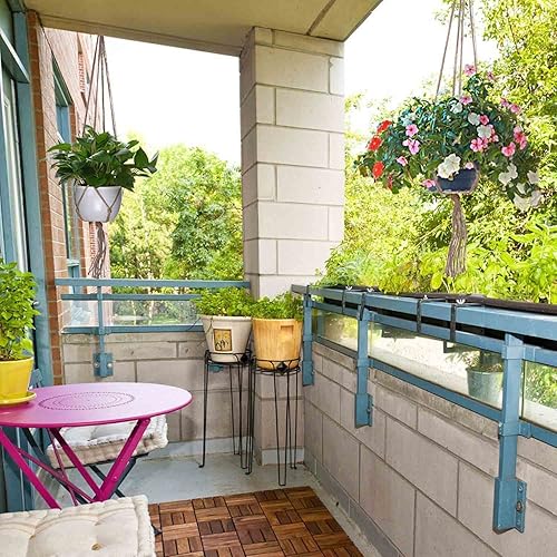 Miniatura 4 de Colgador de plantas, 10 piezas de colgadores de macramé de 40 pulgadas, macetas colgantes para macetas de interior, soporte para plantas, cesta de