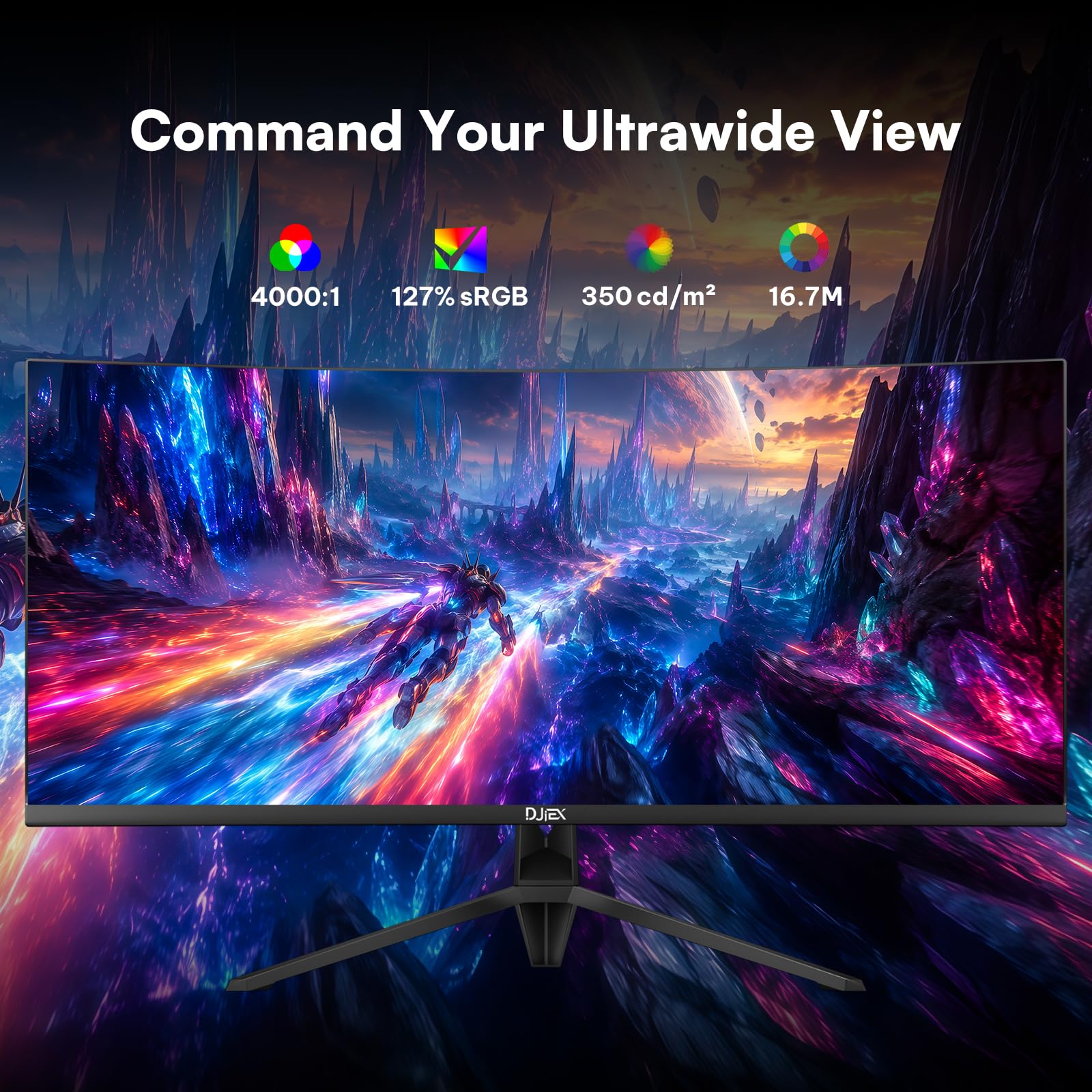Monitor curvo da gioco da 34 pollici, 240 Hz, risoluzione WQHD 3440 x 1440, formato ultra largo 21:9, pannello VA 1500R, 127% sRGB, HDR10, FreeSync, HDMI, DisplayPort, VESA, ideale per giochi e