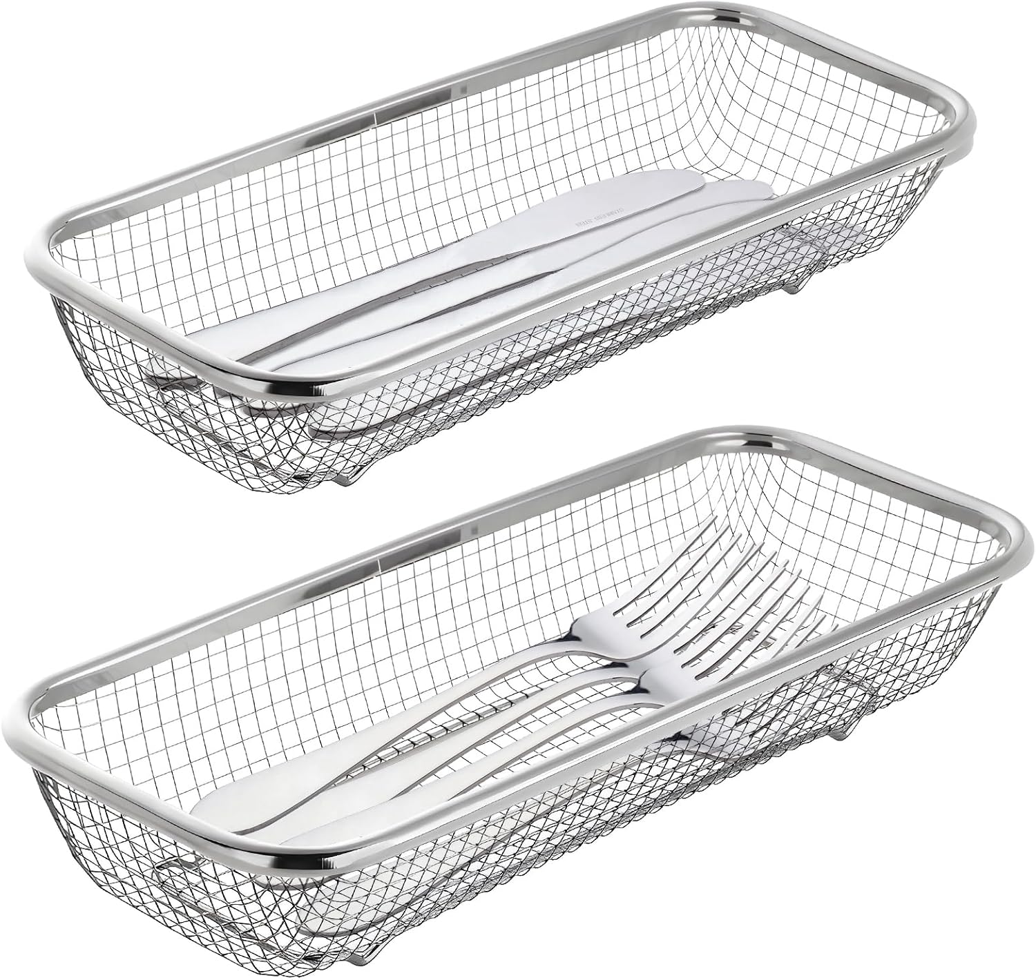 IWNTWY Utensil Drying Rack, 2 Pack Stainless Steel