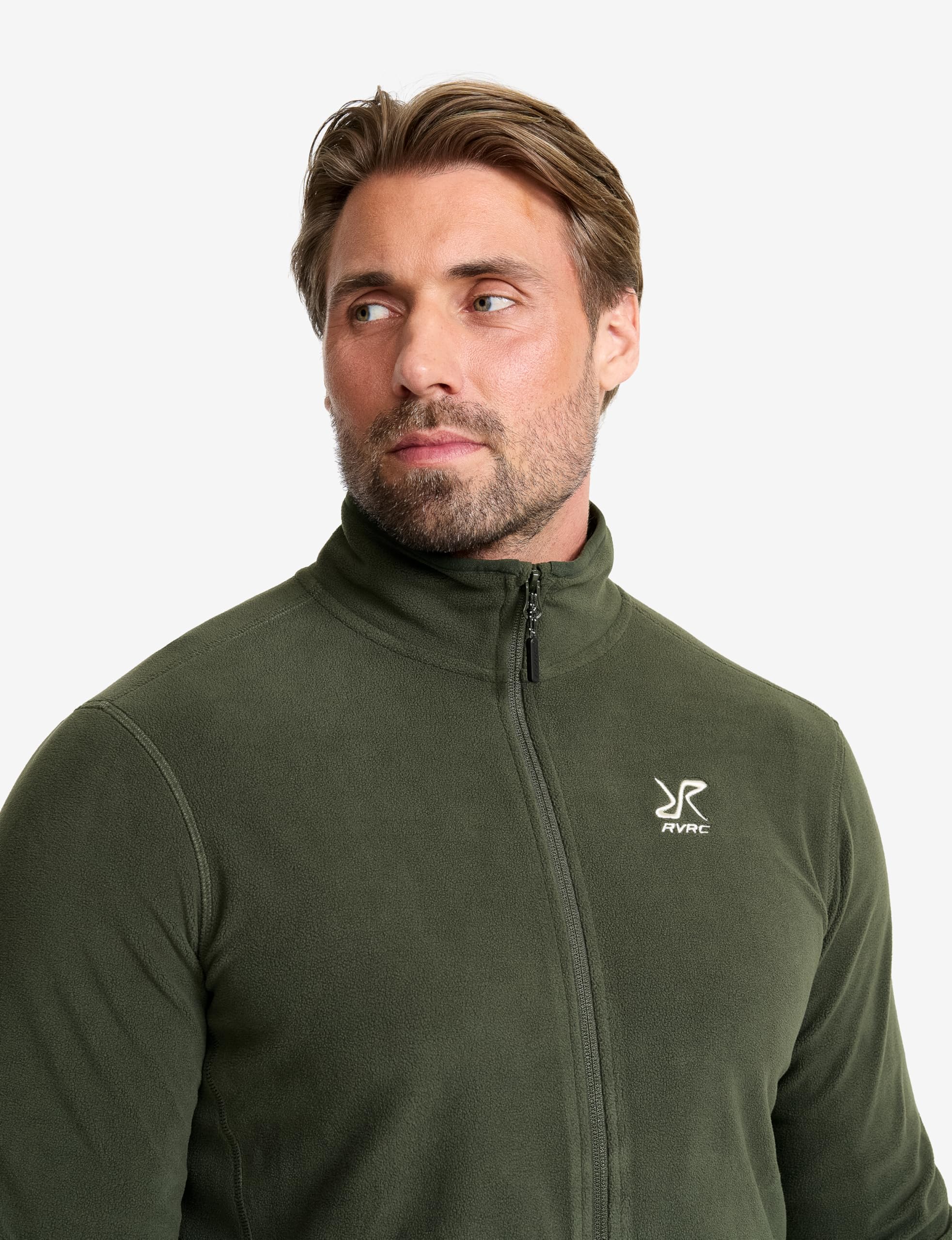 RevolutionRace Hiker Full-Zip Fleece da Uomo, Giacca in Pile Strato Leggero e Traspiranteda Esterno Perfetta per l'escursionismo