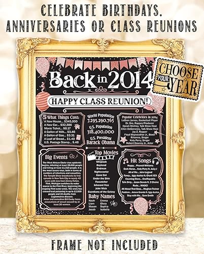 Miniatura 482 de Lone Star Art 66ª Reunión de Graduados (Sesenta y seis) Decoración en Oro - Recordando El Año - Clase de 1959 - Póster Sin Marco de 11x14 - Globos