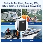 BODEGACOOLER 12 Réfrigérateur Volt, 116.2Quart RV Réfrigérateur avec congélateur, mode double RV Réfrigérateur avec LED, (5°F-50°F) Réfrigérateur de compresseur de voyage 12/24V DC pour Bateau, Caravane, Camion, Camping (Noir)