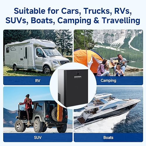 Miniatura 7 de BODEGA COOLER Refrigerador de 12 voltios, refrigerador RV de 116.2 cuartos de galón con congelador, refrigerador RV de doble modo con LED, (5-50)