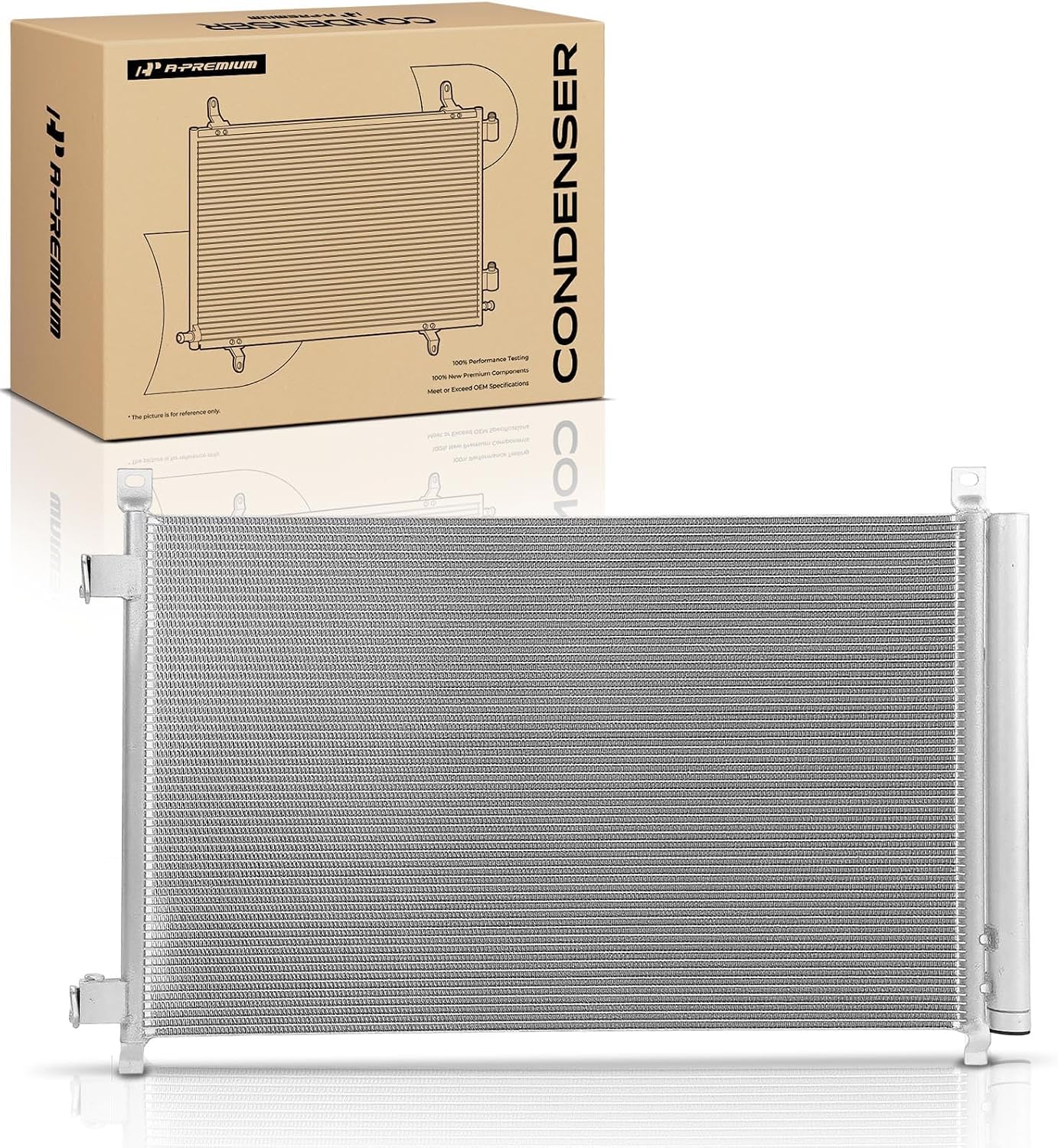 A-Premium A/C Condenser Compatible with Nissan Rogue 2014-2020 2.5L