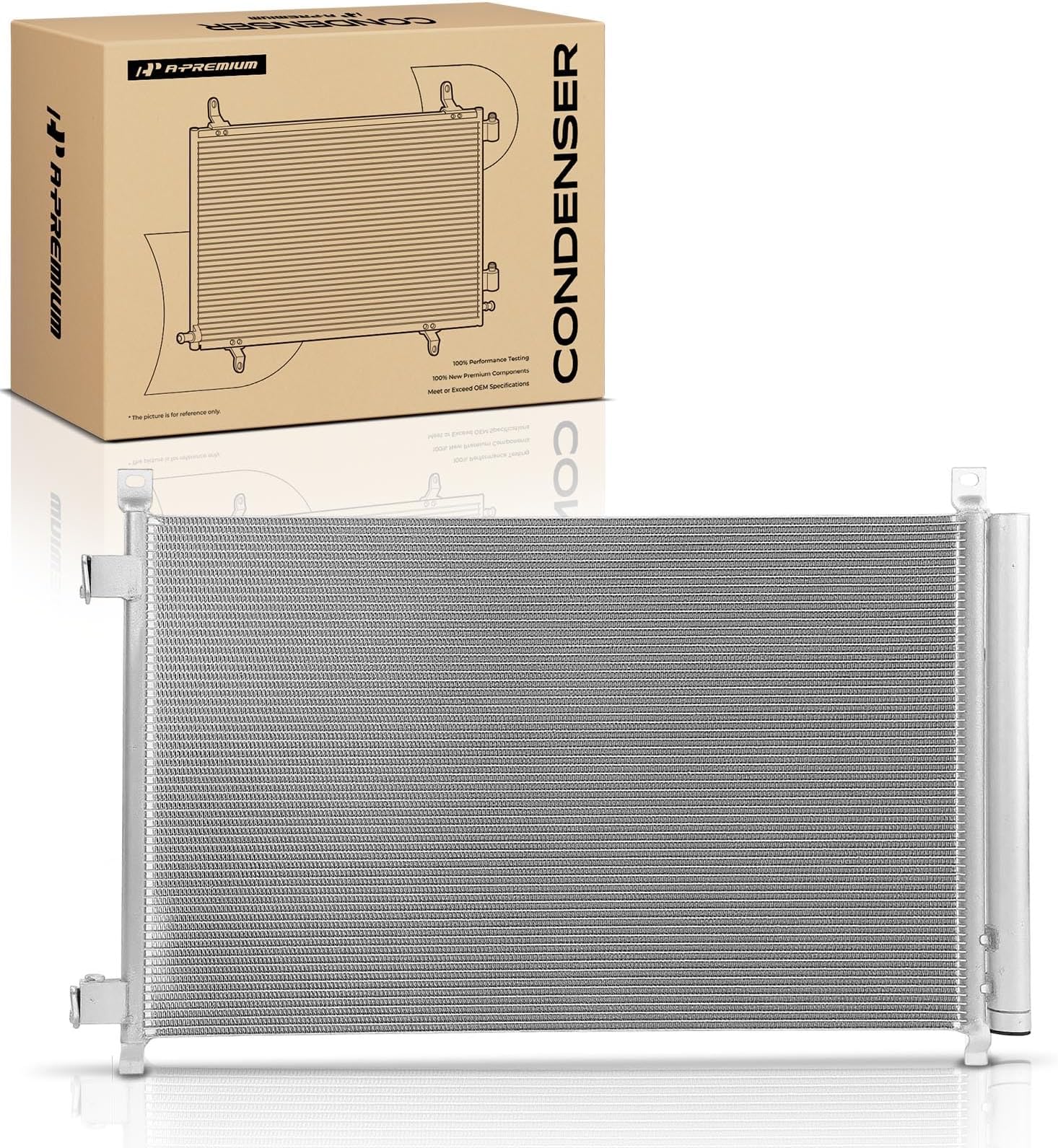 A-Premium Air Conditioning A/C Condenser Compatible with Nissan Rogue 2014-2020 L4 2.5L