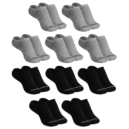 Kit 10 Pares Meias Invisível Soquete Sapatilha Cano Curto Masculina Feminina Unissex Algodão Respirável Mash