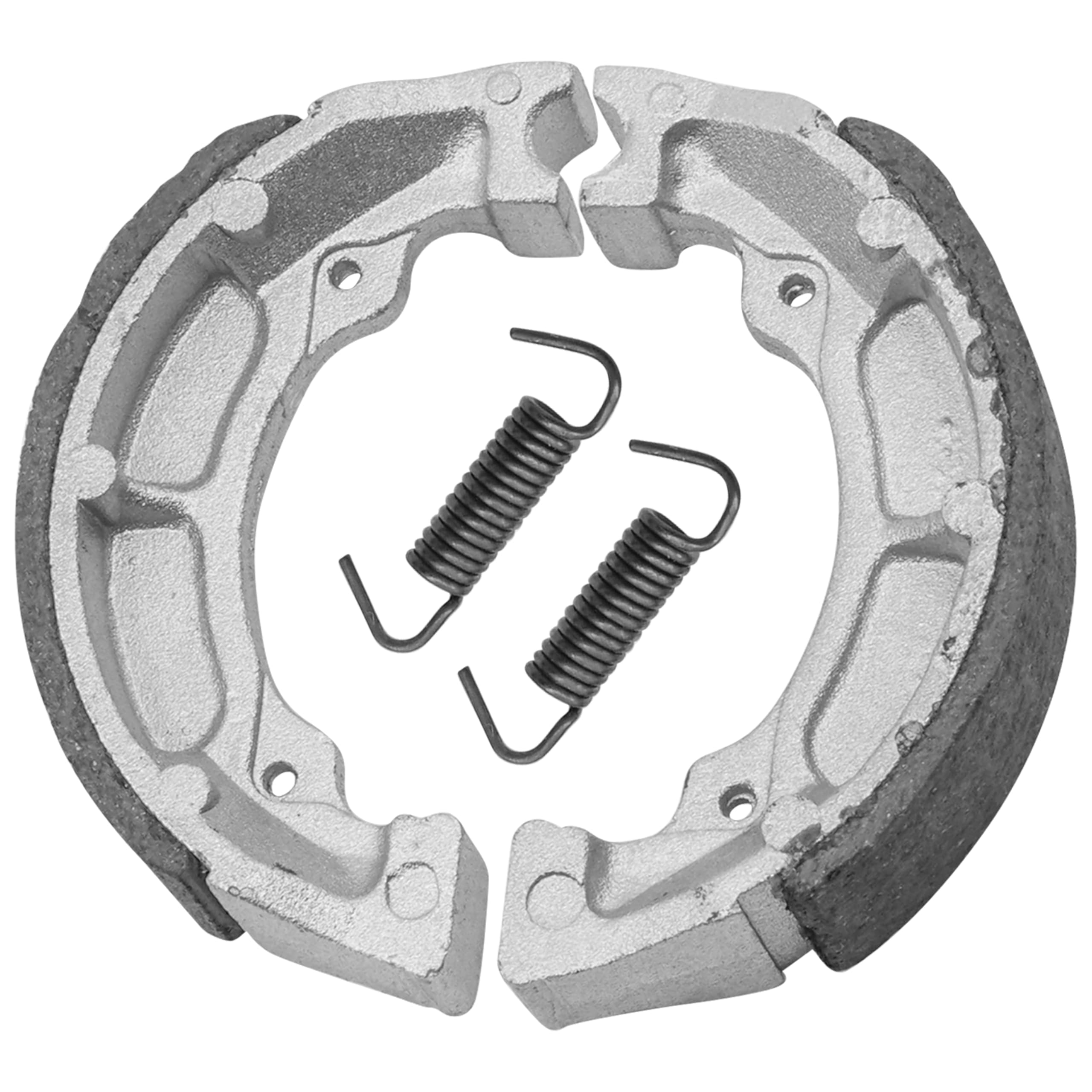 Caltric Rear Brake Shoes Set - Fits Suzuki LT185 Quadrunner 185 (1984-1987) & Other Suzuki/Kawasaki Models