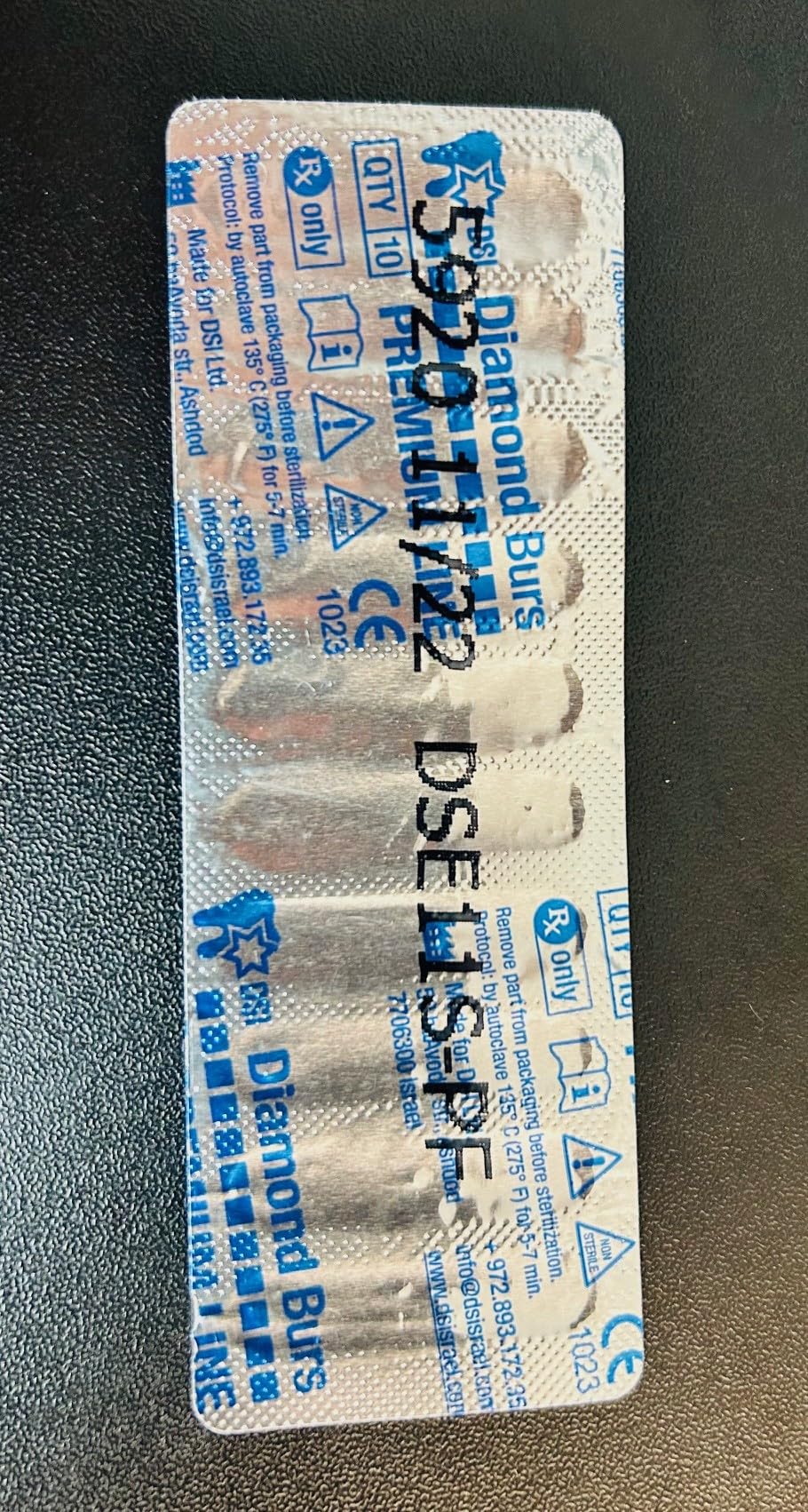 DSI Ultra-Thin Diamond IPR Burs 0.45 mm