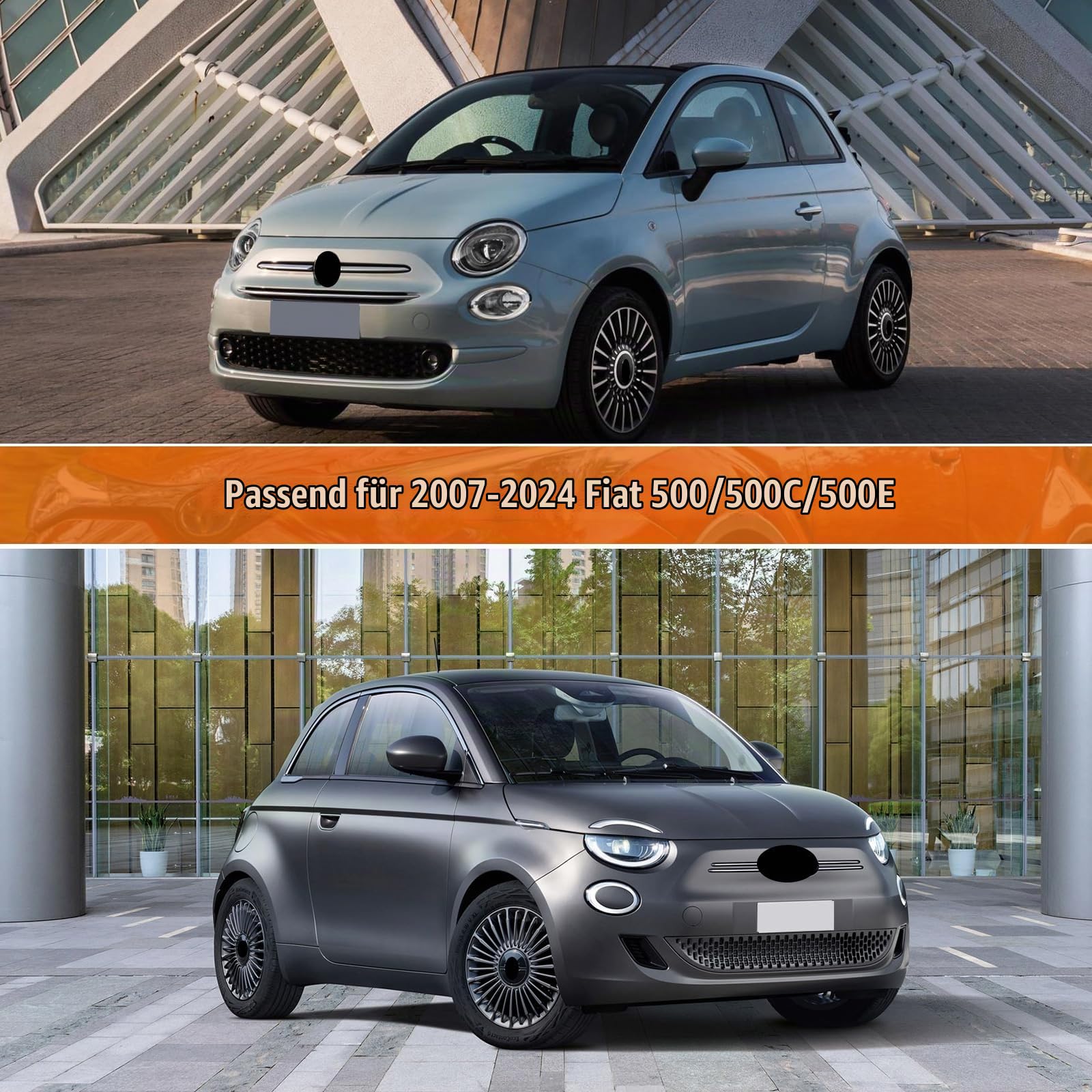 Autoabdeckung Wasserdicht Ersatz für FIAT 500/500C/500E/Abarth 2007-2024