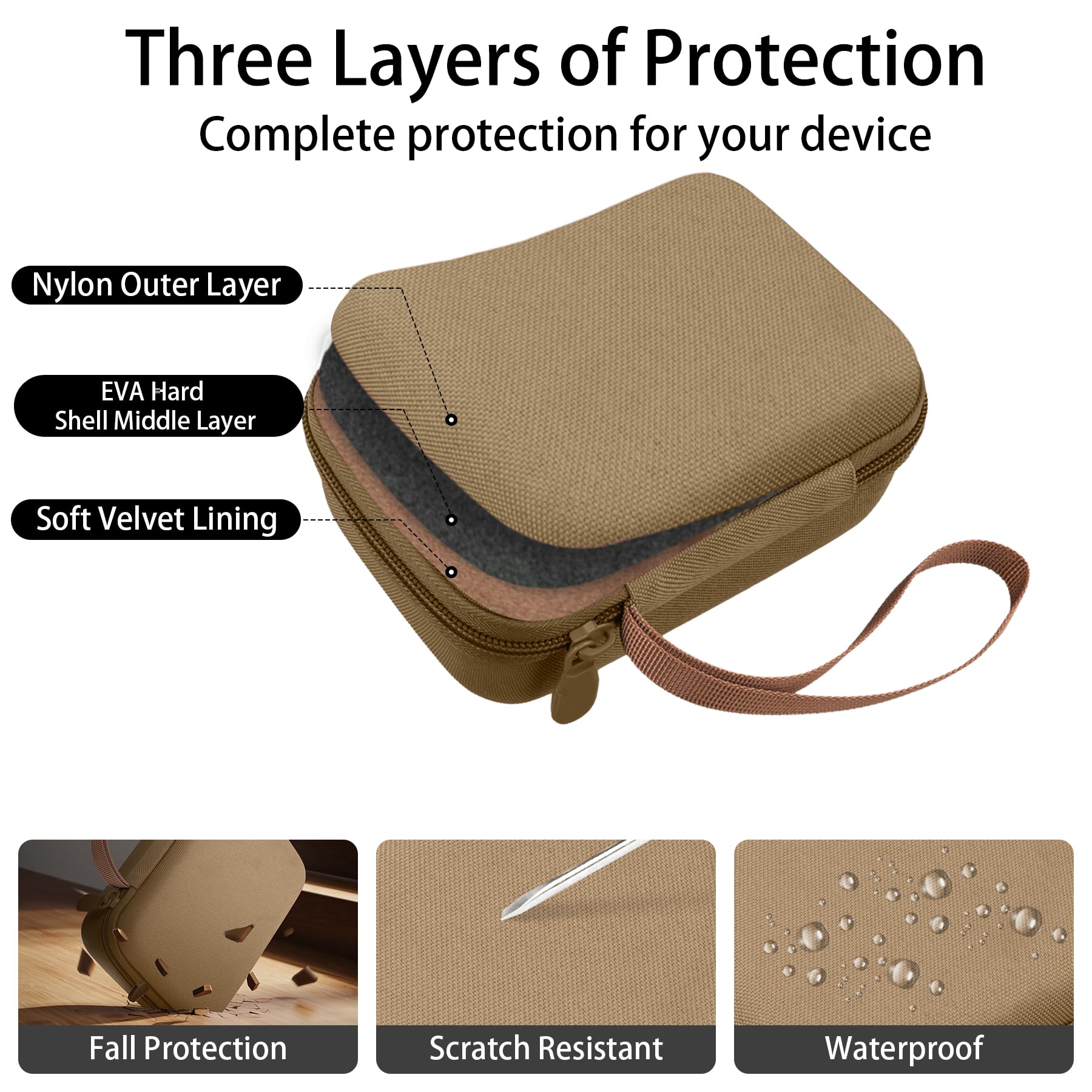 co2CREA Duro Viajar Caja Estuche Funda para Fujifilm INSTAX Mini LIPLAY/LiPlay