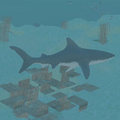 wütend hungrig wilden Hai Simulator 3D Angriffsspiel