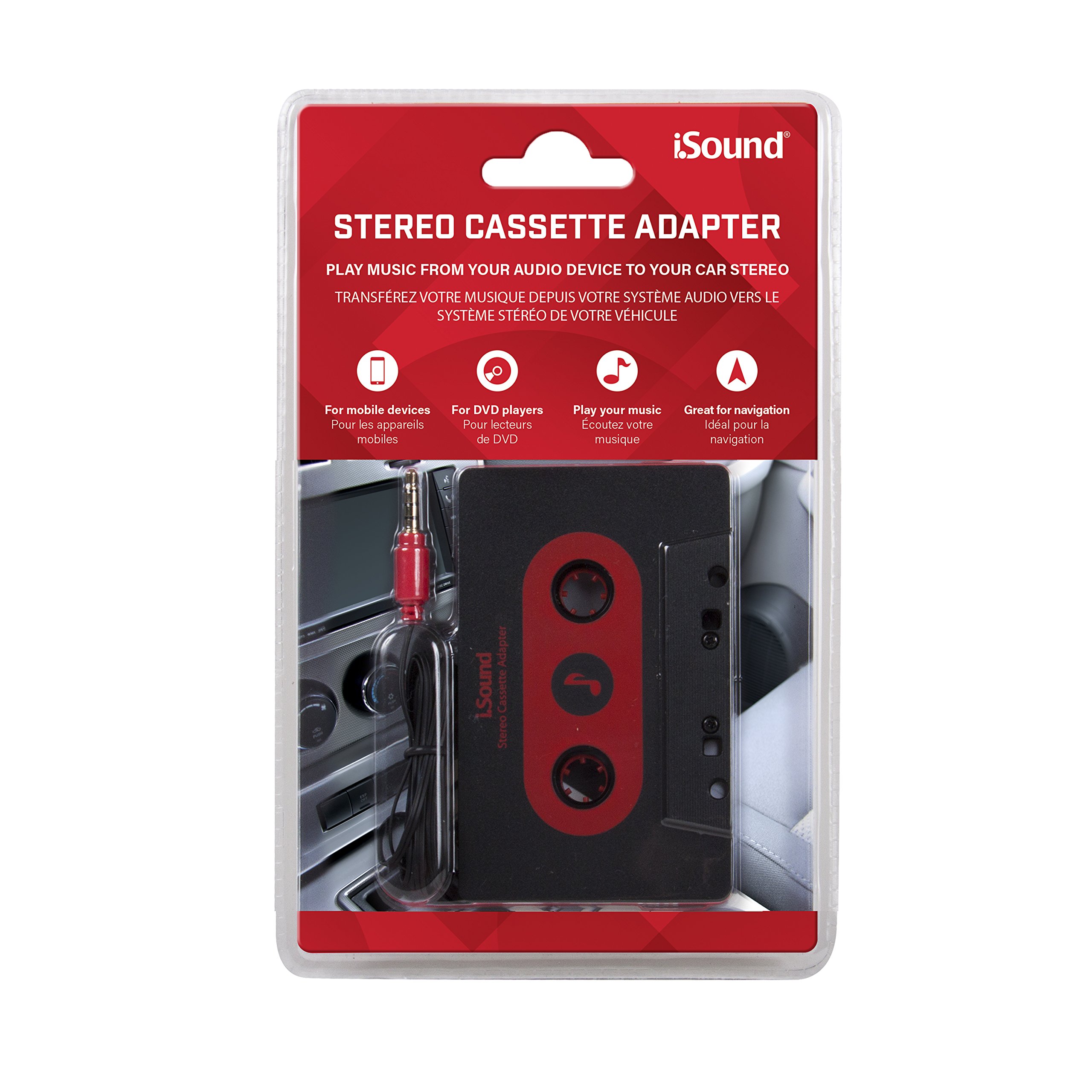 dreamGEAR ISOUND-1642 - Accesorio para MP3 (Negro, 196,9 mm, 1,9 cm, 120,7 mm)