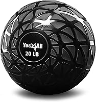 Vista 93 de Yes4All Slam Balls, 10-40lb Weighted Ball Weight, Durable PVC Sand Filled Workout Dynamic Slam Ball for Core Strengthen