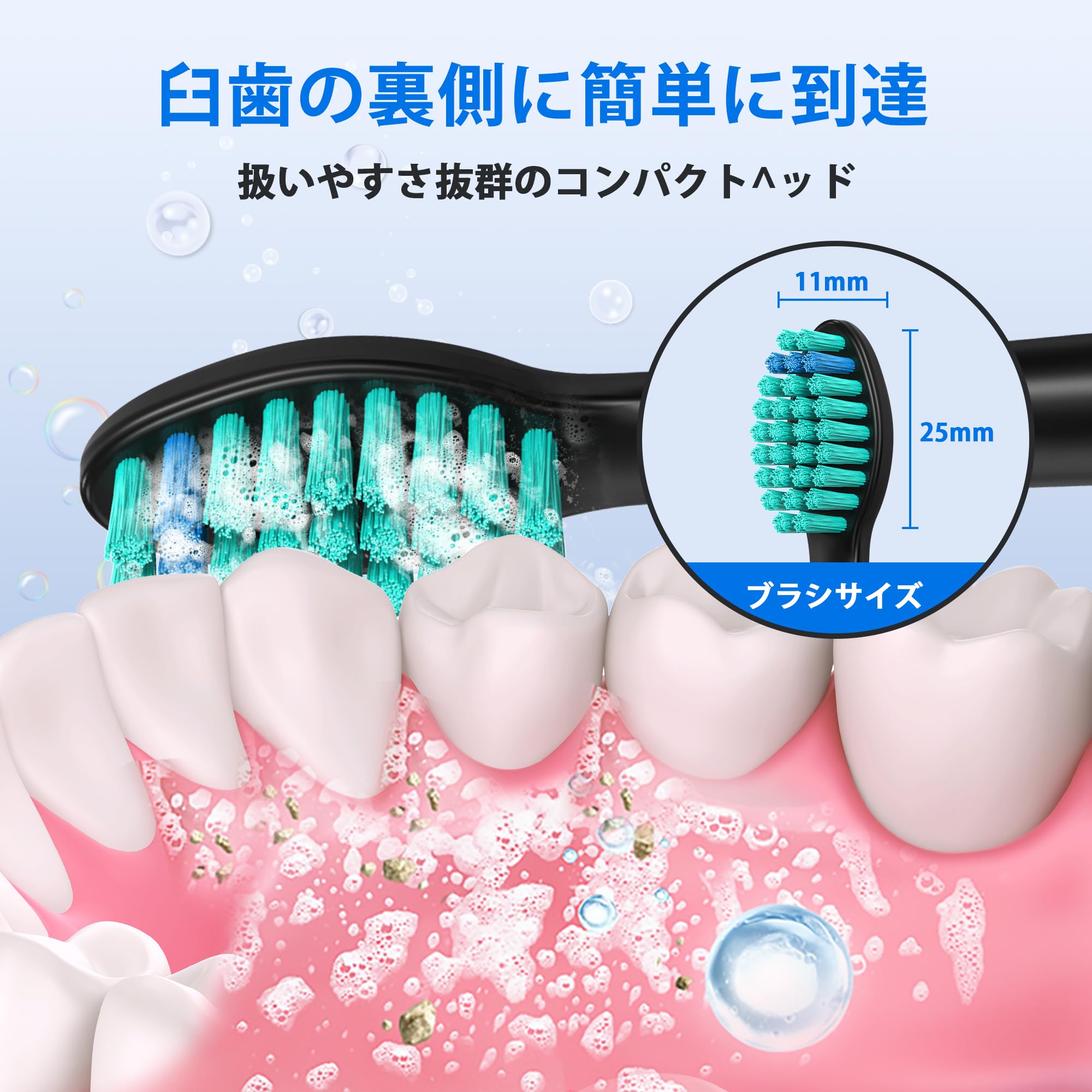 Amazon.co.jp: KiVOS 電動歯ブラシの替えブラシヘッド, S5102 S53