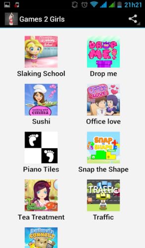 Games 2 Girls – vue 2