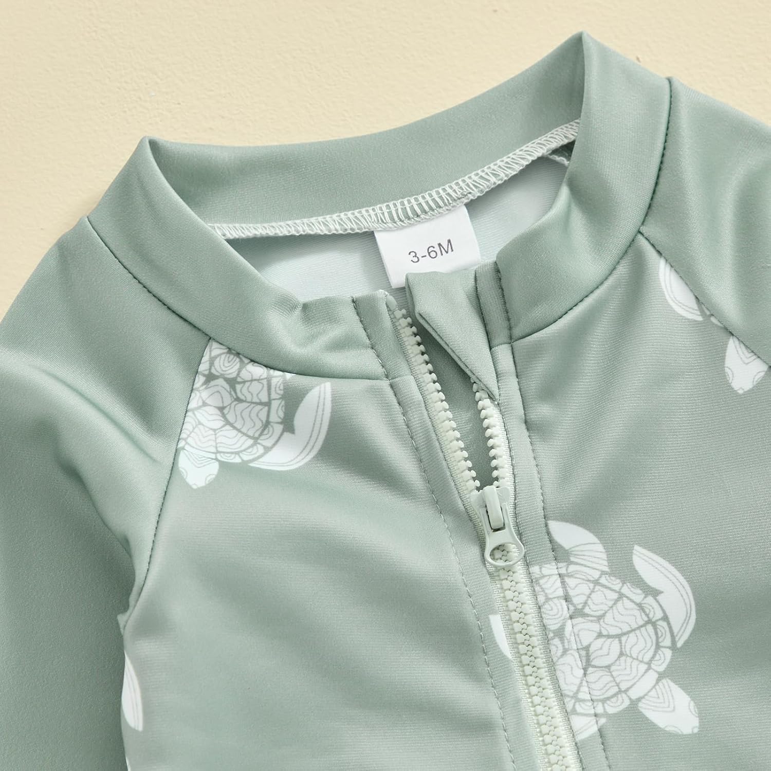 Baby Toddler Boys 3-Pieces Swimsuit Sets Long Sleeve Shark Bathing Suit Rash Guards Swimwear with Sun Hat UPF 50+ - Image 5