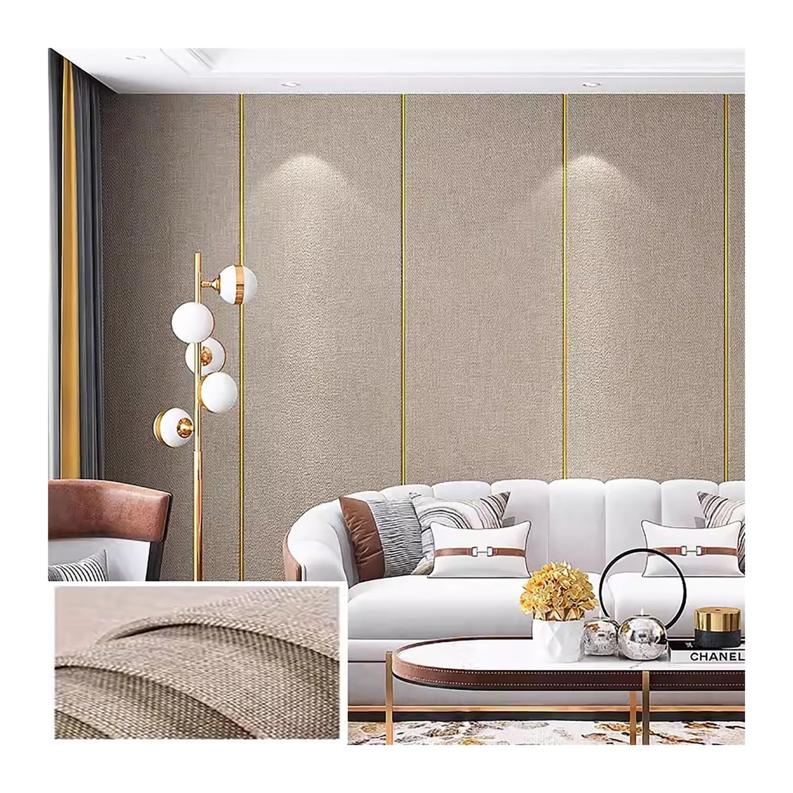 Amazon.com: KGDJBGSE Soundproof Paneling Cloth Wall Sticker,Peel