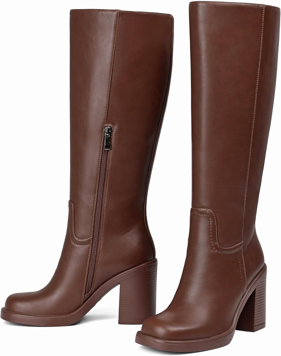 Knee High Boots Women - Wide Calf Leather Comfort