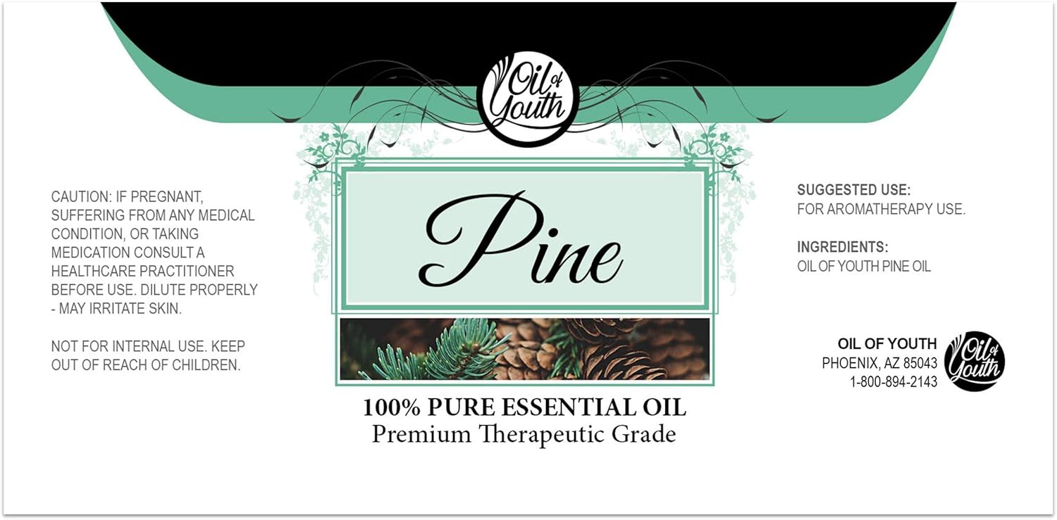 Oil of Youth - Pine Essential Oil (16oz Bulk) Pure Essential Oil for Cleaning, Aromatherapy, Diffuse - Pure Pine Oil - Aromatherapy Oil - Image 2