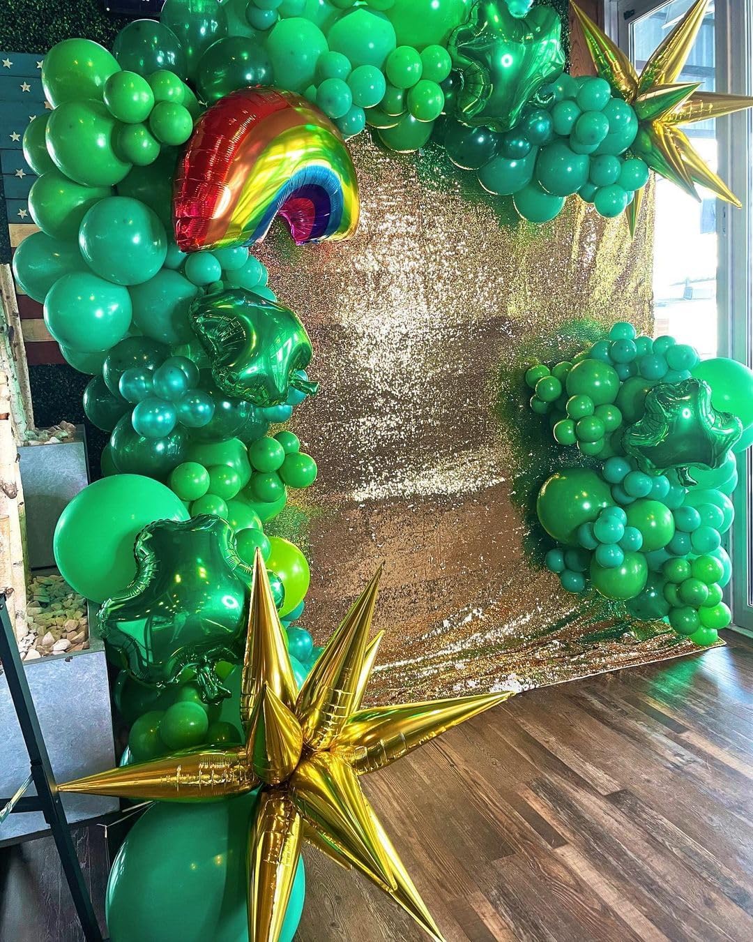 KBZVNAF Green Latex Party Balloons 50 Pack 12 inch image 5