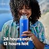 Hydro Flask - Water Bottle 946 ml (32 oz) - Vacuum Insulated Stainless Steel Water Bottle with Leak Proof Flex Cap and Powder Coat - Wide Mouth - Trillium